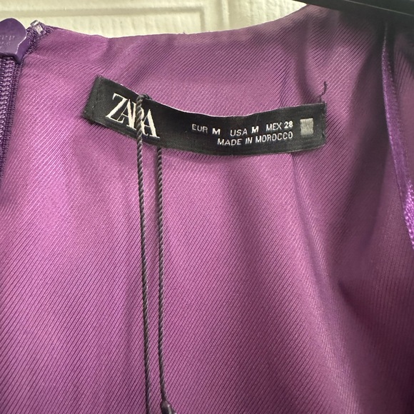 Zara purple button blazer dress - Picture 4 of 4
